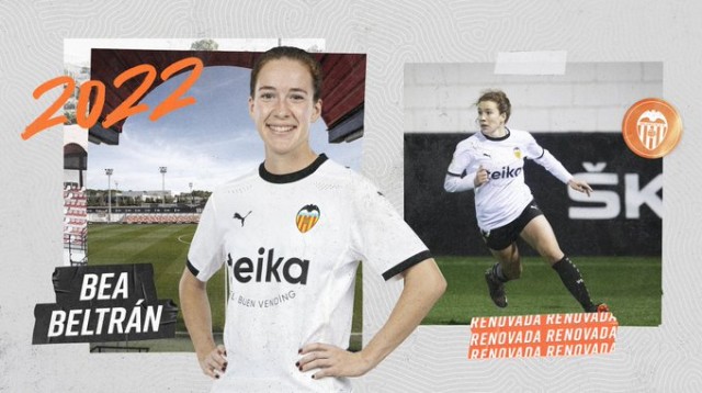Bea Beltrán renueva con el Valencia hasta 2022