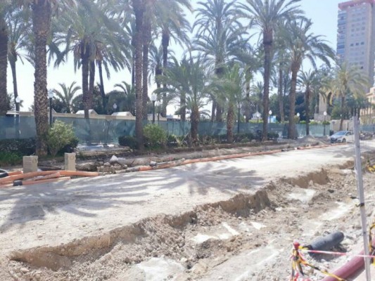 Los hosteleros de La Explanada mantienen sus protestas para pedir compensaciones por las obras