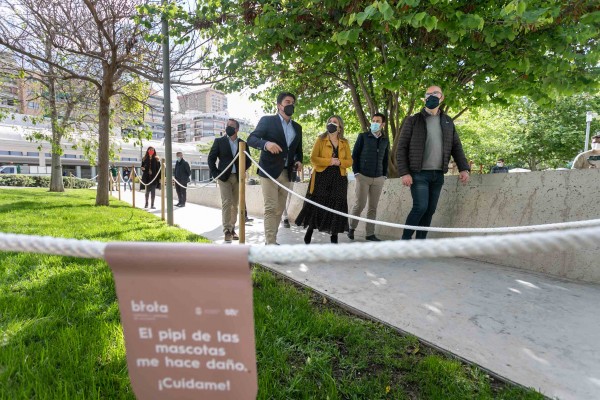 Alicante concluye la adecuación de los jardines de la Plaza de Séneca tras su resembrado