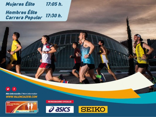El Campeonato del Mundo de Media Maratón hace oficial su hora de salida en la Ciudad de las Ciencias
 
