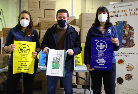 Castelló duplica los recursos para la promoción del reciclaje con la colaboración del Consell
