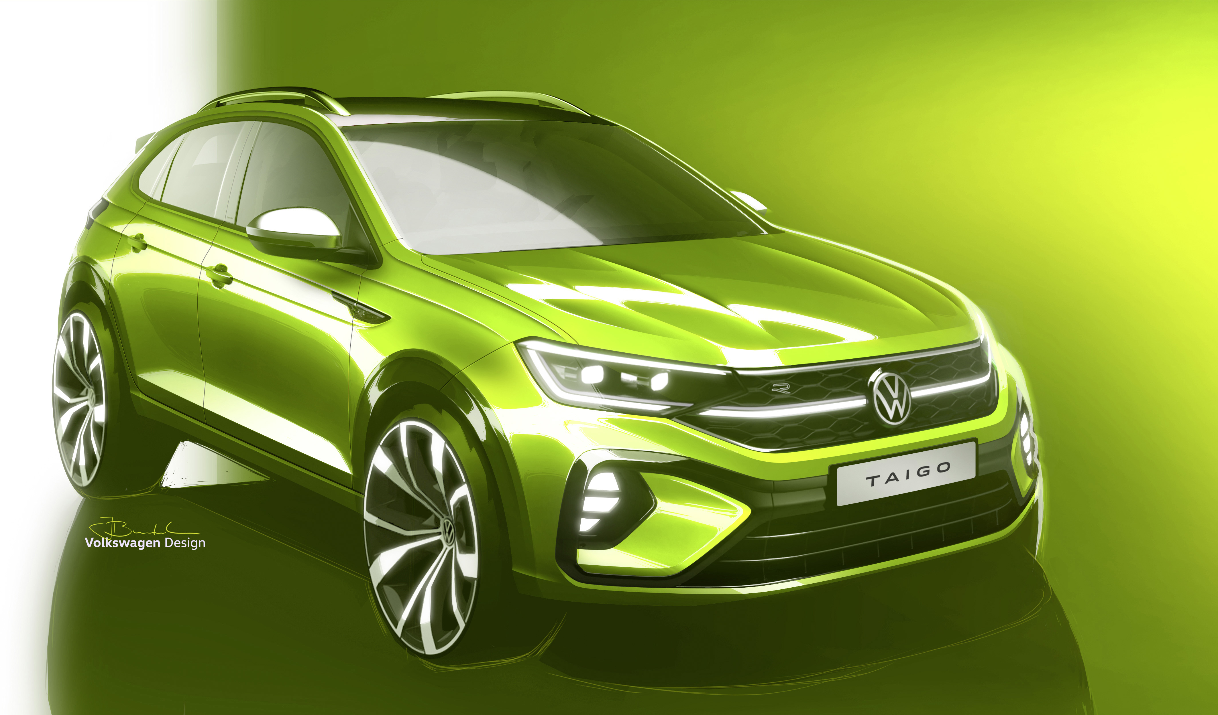 Volkswagen ofrece un primer vistazo de su nuevo SUV coupé deportivo: Taigo
