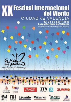 El Cielo de Valencia se llenará de colores con el  XX Festival Internacional del Viento 