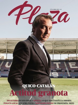 Quico Catalán, presidente del Levante UD, portada de la revista Plaza