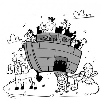 La Biblia en clave de humor: el libro ilustrado de los murcianos Chemi Ros y Belén García
