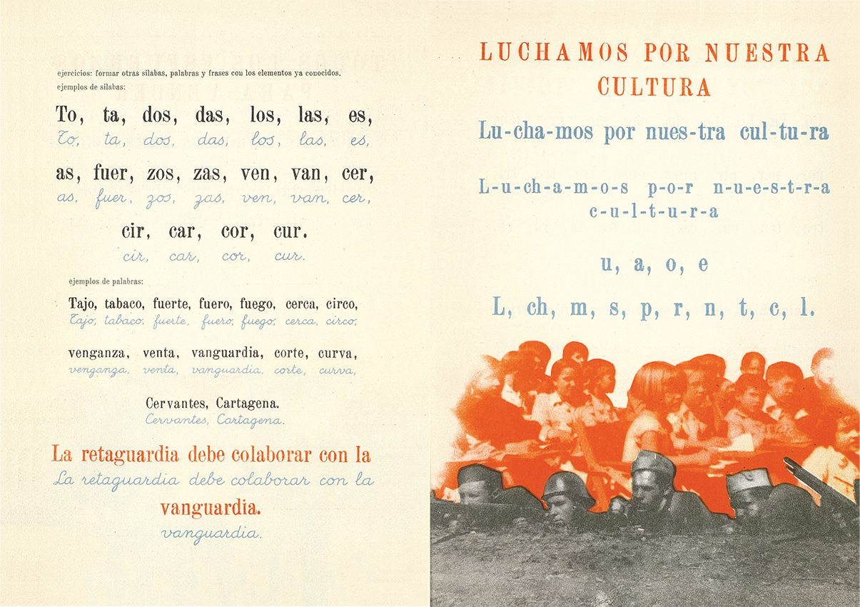 Cifras, letras y antifascismo: una cartilla para alfabetizarlos a todos

