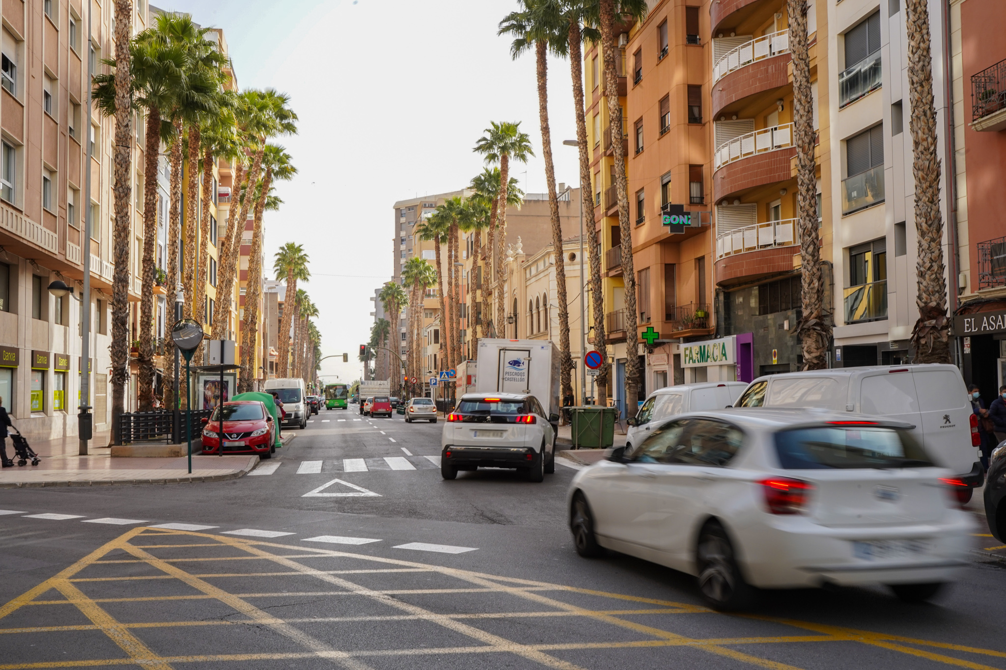 La reforma de l'avinguda de Lledó redueix en un 87% el trànsit de vehicles