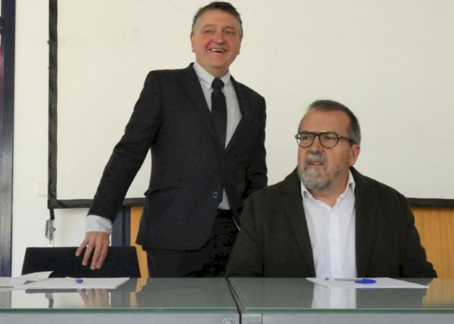 El ya exdirector de Salut Pública de Castellón, Pep Trullen, sentado - 