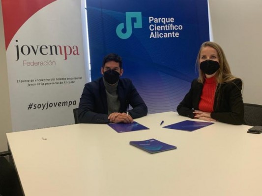 Jovempa y el Parque Científico de Alicante se alían para favorecer el intercambio de innovación
