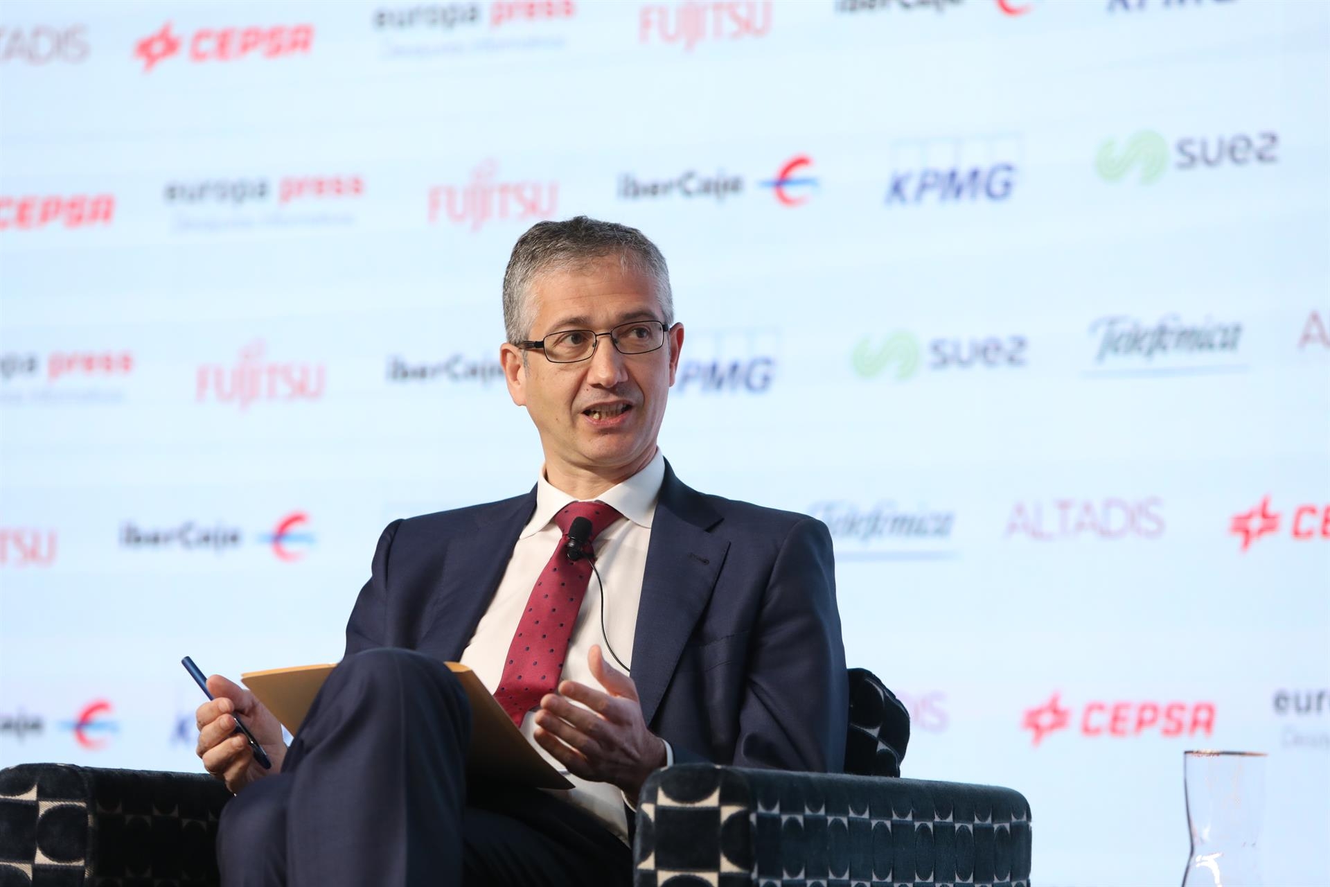 El gobernador del Banco de España, Pablo Hernández de Cos. Foto: MARTA FERNÁNDEZ /EP - 