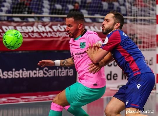 El Levante FS cae ante el Barça y se despide de la Copa