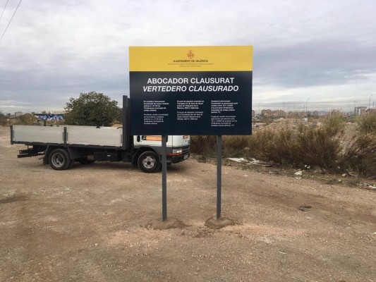 València retira más de 2.000 toneladas de residuos de vertederos irregulares en 2020 y 524 en 2021
