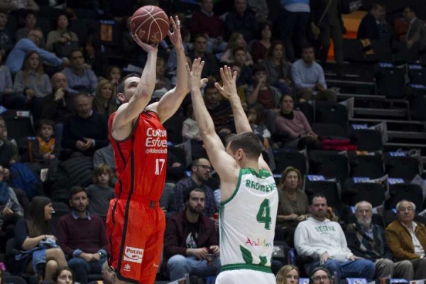 El Valencia Basket, a mantenerse en lo alto de la tabla con un triunfo en la pista del Betis