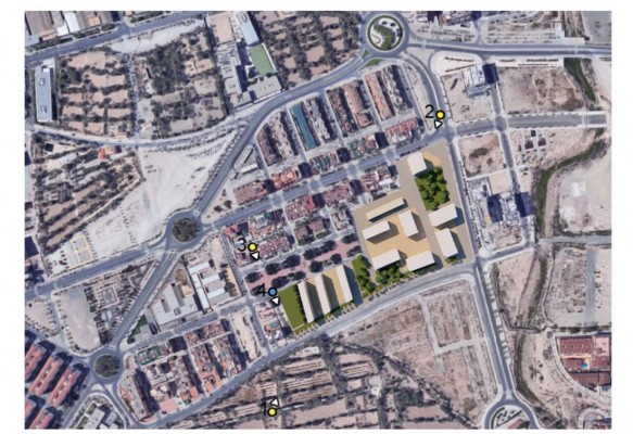 Más residenciales en Elche: varios particulares impulsan uno con zona comercial cerca del estadio