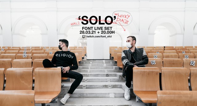 Borriana se pasa al 'streaming' con 'Solo', un set en directo de DJ Font y las luces de Micky Díaz