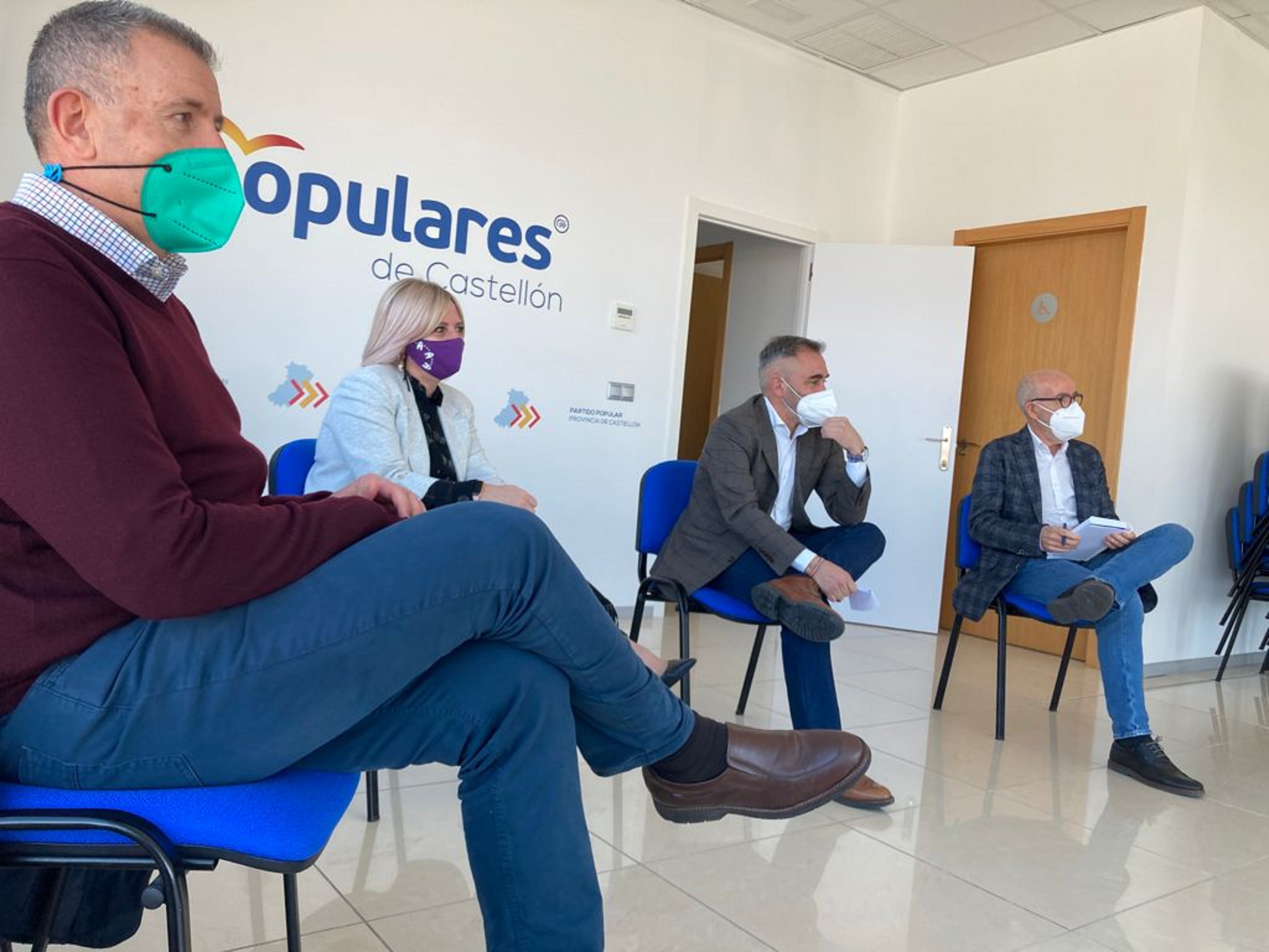 Comité de dirección presidido por Miguel Barrachina. - 