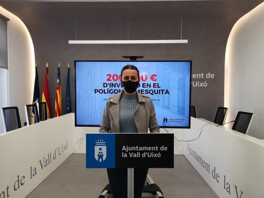 La Vall d'Uixó invertirá 200.000 euros en mejorar el Polígono la Mezquita