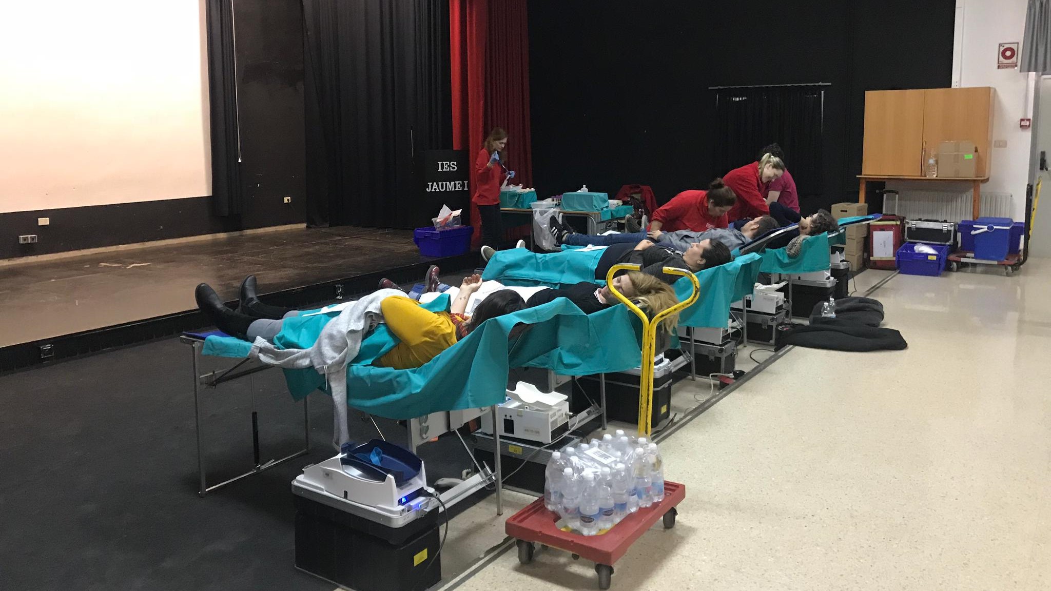 El alumnado del IES Jaume I de Borriana organiza la tercera campaña de donación de sangre