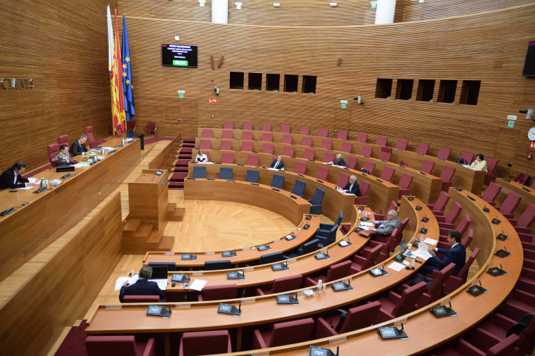 Les Corts votan la ley de Función pública y si investigan la vacunación contra la covid-19