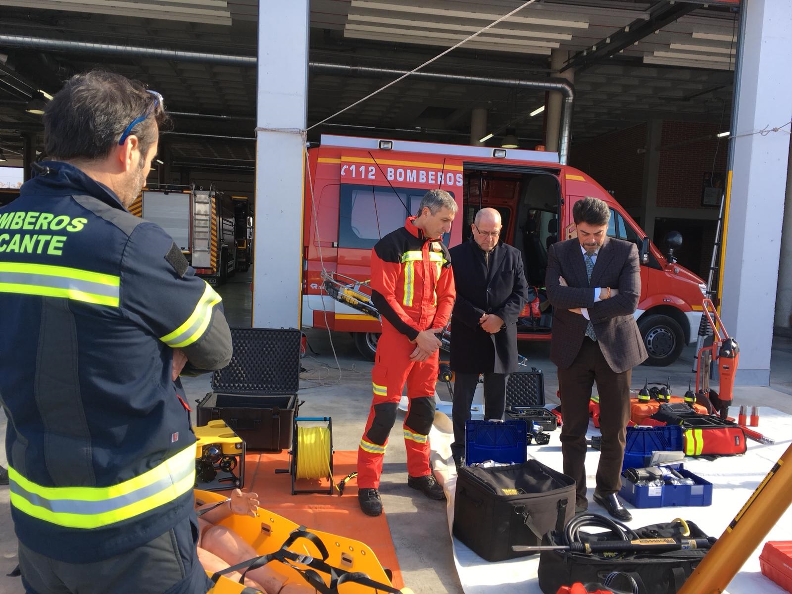 Alicante destina 2,7 millones a renovar vehículos y material de los cuerpos de seguridad