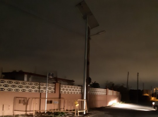 Cs recoge las quejas vecinales por la falta de iluminación en caminos rurales de San Vicente