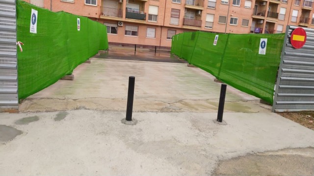 Dos nuevos pasos unen los dos lados de los barrios del soterramiento de Murcia sin trenes ni vías