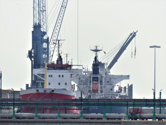 El Puerto cae un 12,6% en movimiento de mercancías respecto a febrero de 2020, el último mes prepandemia