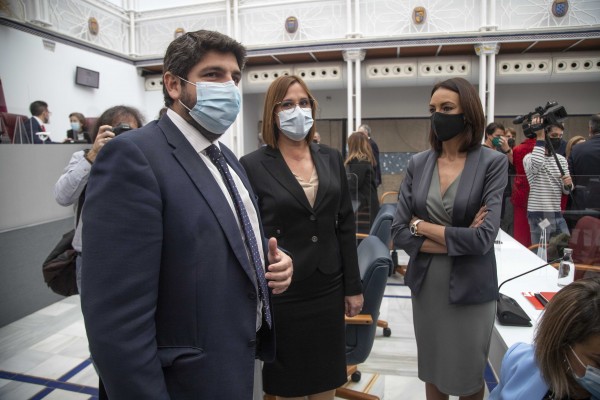 Fracasa la moción de censura en la Región de Murcia
