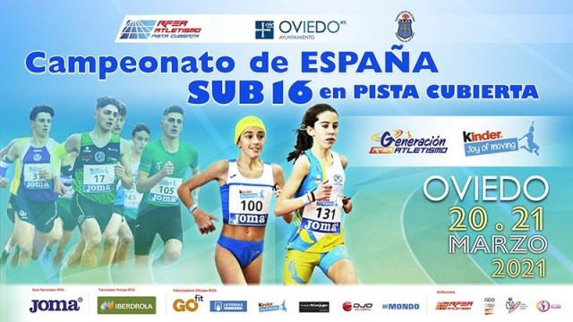 Miguel Guillamón, Diego Barbero y María José Espín, en el Nacional sub-16 de Oviedo