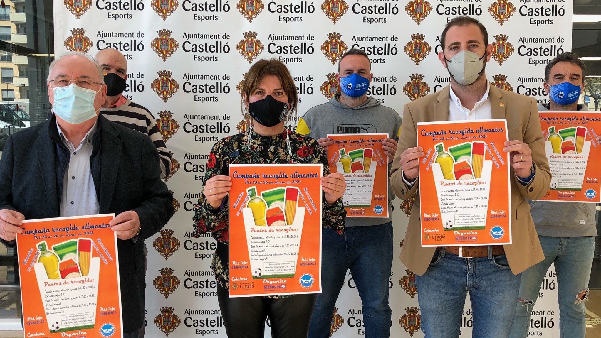 Castelló colabora con Gesdepro en una campaña de recogida para el Banco de Alimentos