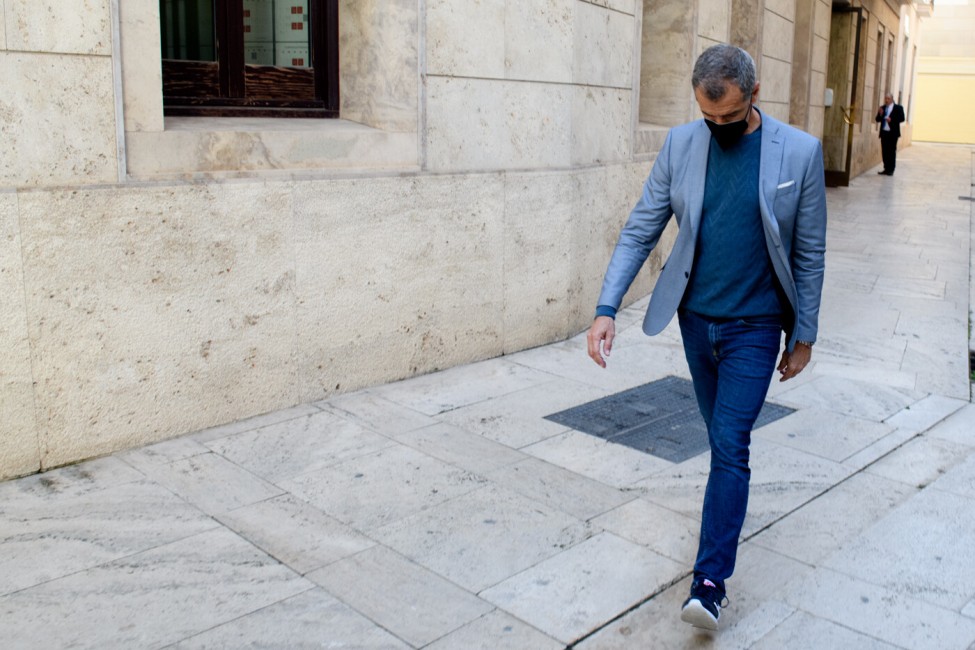 Toni Cantó, este martes en Les Corts Valencianes. Foto: KIKE TABERNER - 