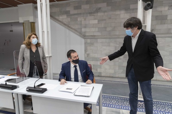 Podemos votará 'no' a la moción de censura si PSOE y Cs se alían con Liarte y sus dos compañeros