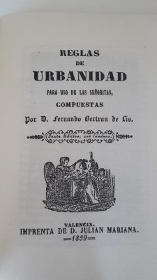 El 8M y las Reglas de Urbanidad para uso de las señoritas