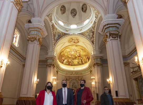 Diputación invierte 37.000 euros en reparar la cúpula de la ermita de Càlig