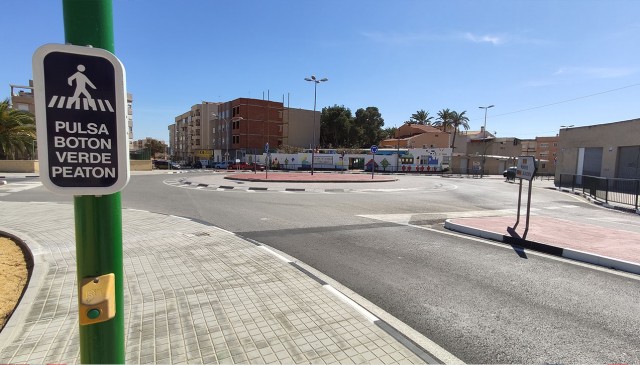 Finalizan las obras de mejora de seguridad y accesibilidad de la Ronda Sur de Novelda