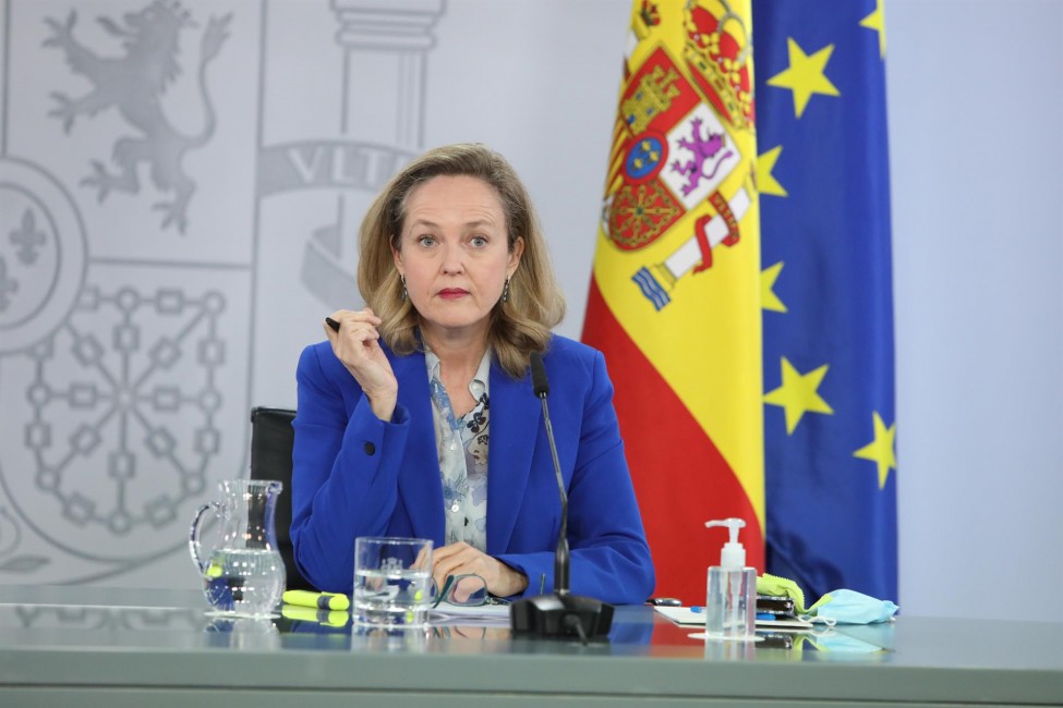La vicepresidenta tercera y ministra de Asuntos Económicos, Nadia Calviño - 