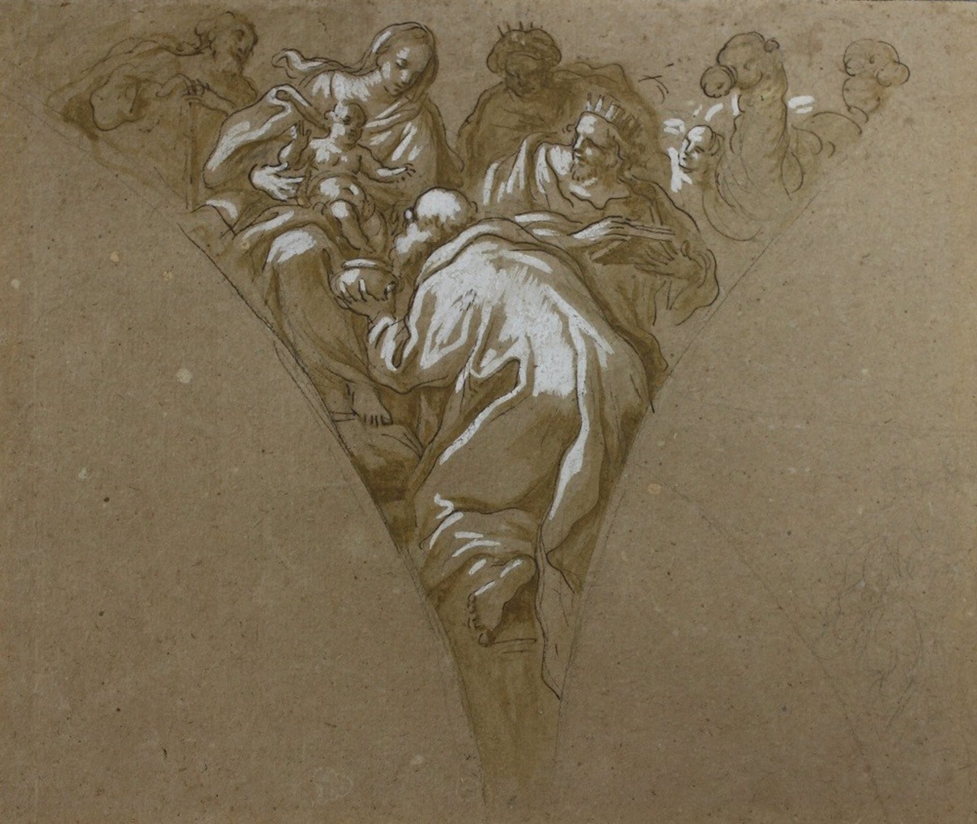 Bellas Artes recupera un dibujo de José Vergara robado hace 40 años