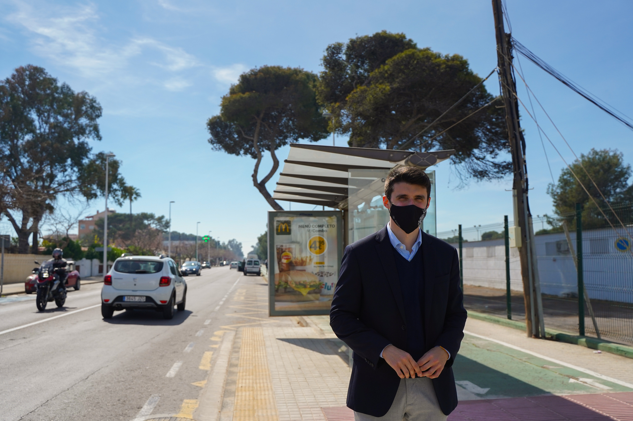 Castelló amplía la red de paradas de transporte público accesibles con un proyecto del Pirecas
