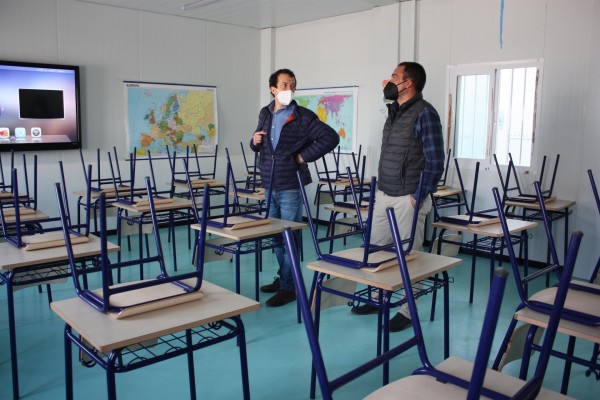 El alumnado del CEIP Vicent Marçà retoma las clases el lunes en las aulas provisionales
