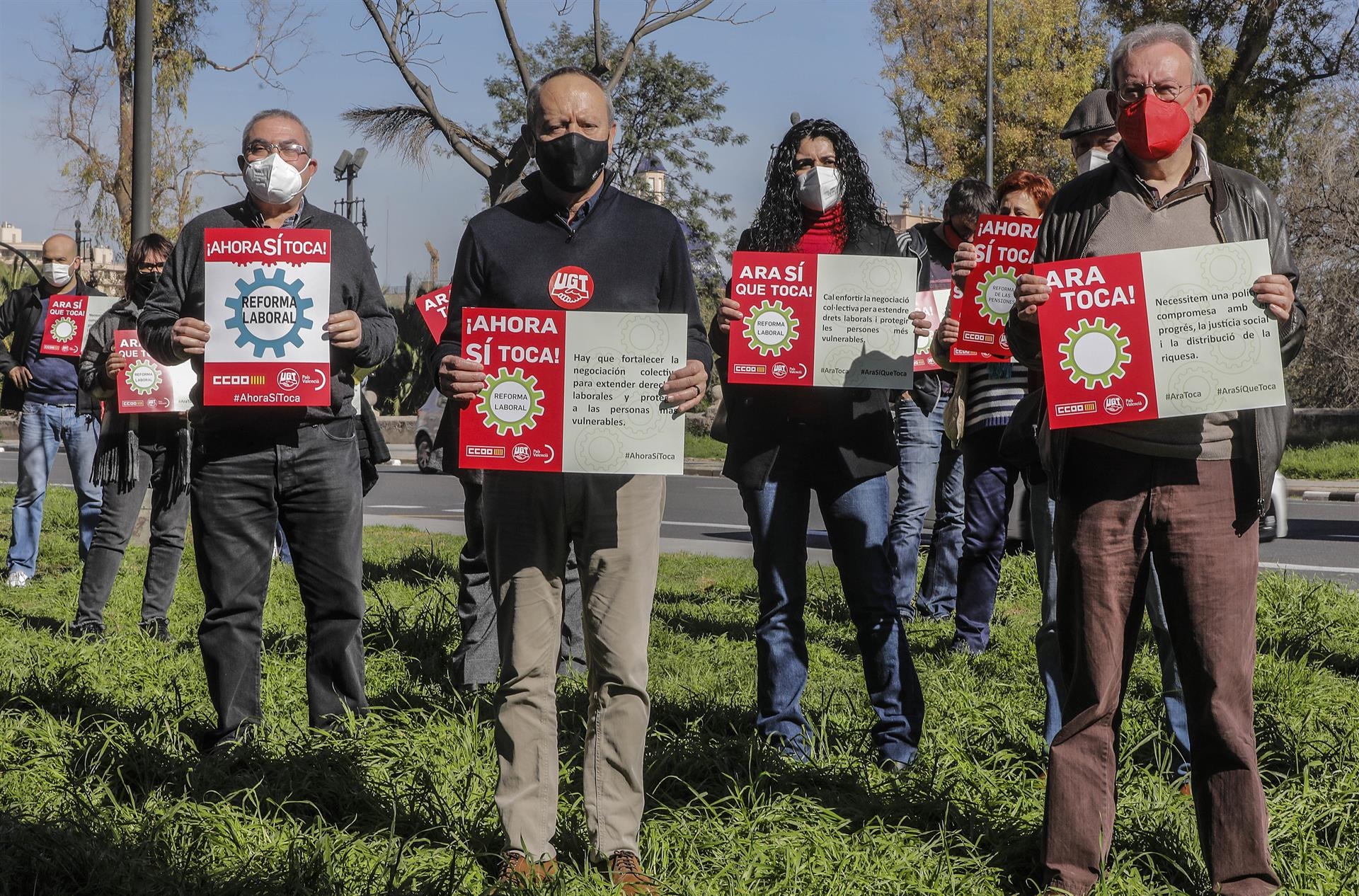 UGT y CCOO reclaman la derogación de la reforma laboral y de pensiones y el aumento del SMI