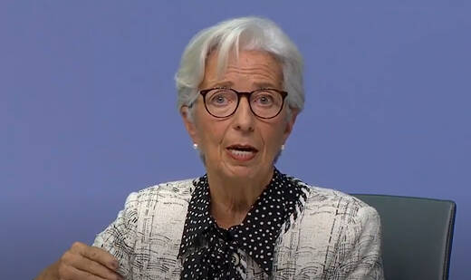 Christine Lagarde, presidenta del BCE - 