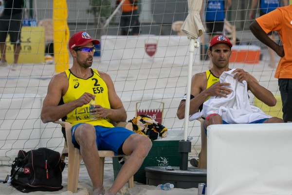 Pablo Herrera y Adrián Gavira caen en segunda ronda en Doha en su regreso a la competición
