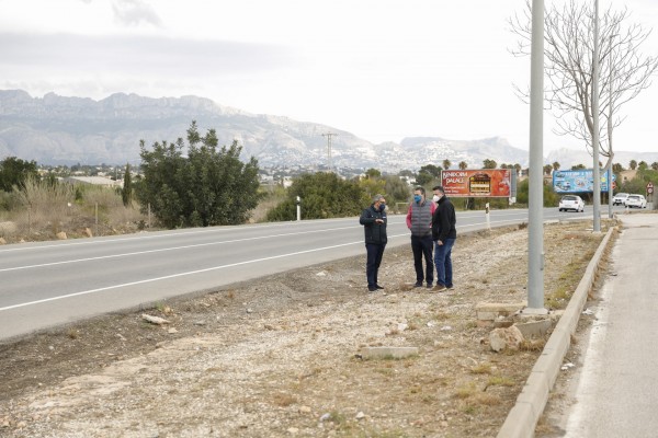 L’Alfàs aprueba la expropiación de 7.996 metros cuadrados para la construcción de un carril bici

