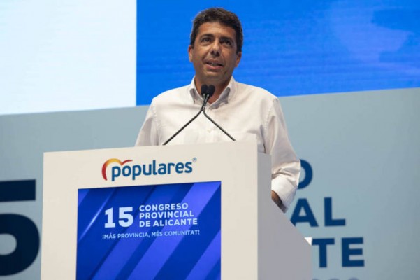 Mazón destaca la buena salud de los pactos de gobierno con Cs en la provincia de Alicante 