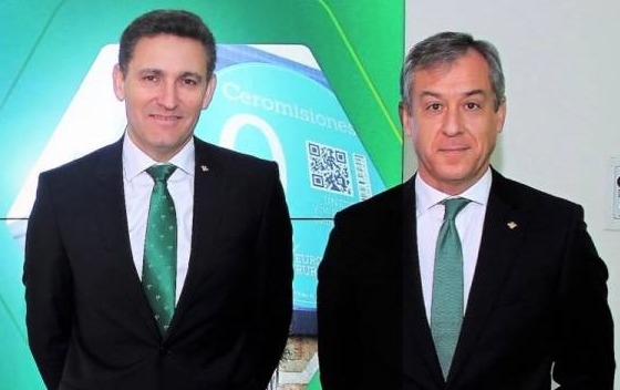 Víctor Manuel Martín (i.) y Javier López, director general y presidente respectivamente - 