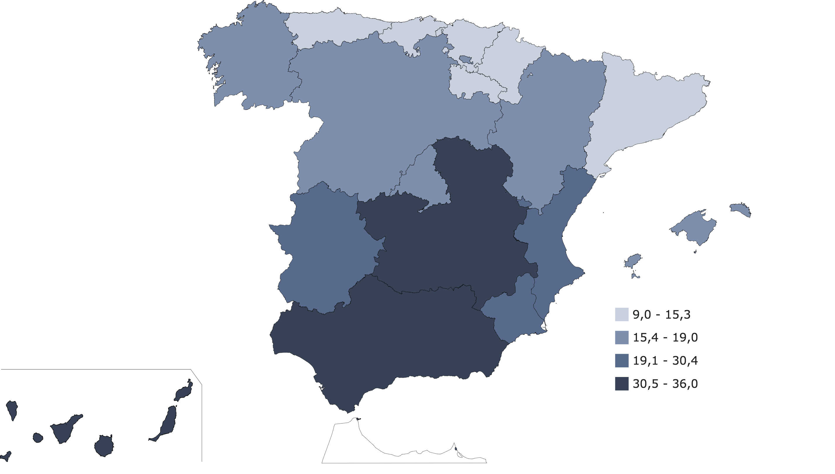 Casi uno de cada cuatro valencianos vive en riesgo de pobreza