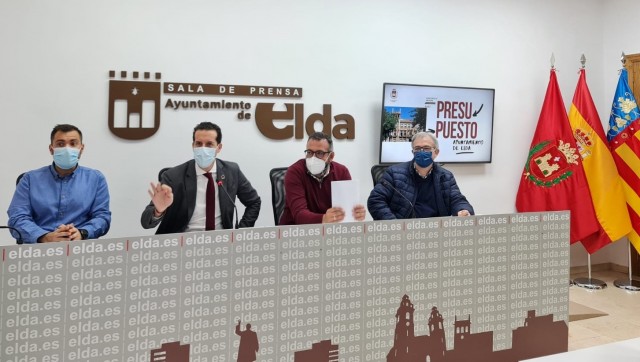Elda presenta los Presupuestos 2021: 41,2 millones y un incremento del 93,5 % en las partidas sociales