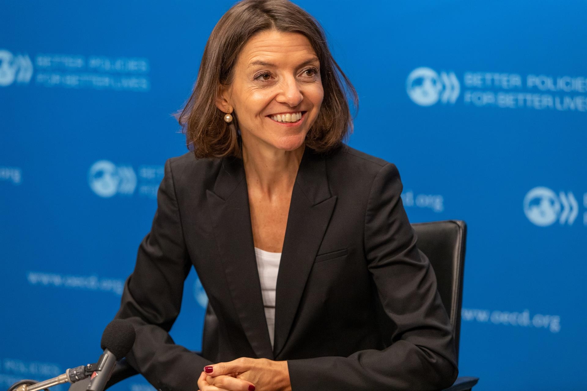 Laurence Boone, Chief Economist of the OECD, - 