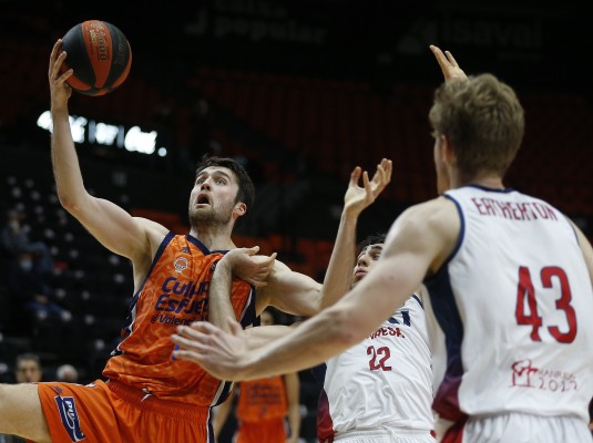 Valencia Basket construye una victoria sólida por encima de los cien puntos