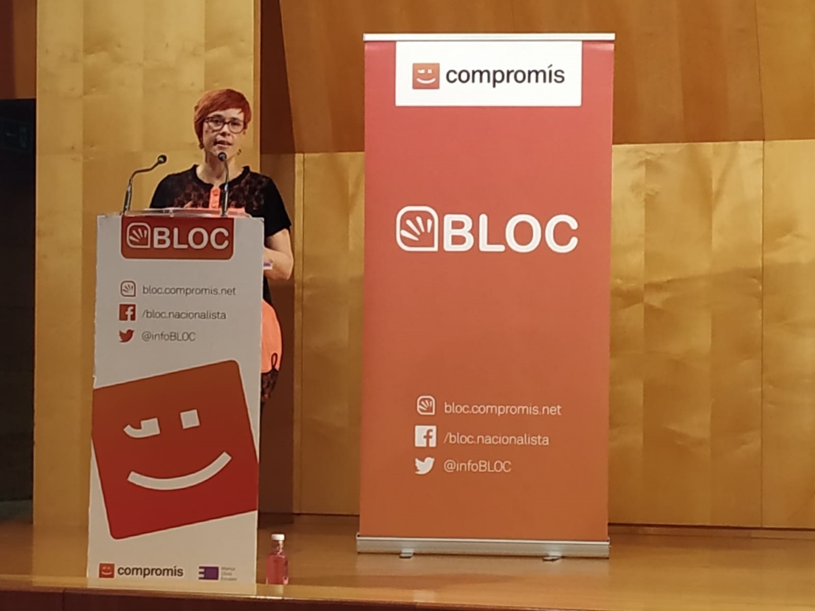 La secretaria General del BLOC-Compromís, Àgueda Micó. Foto: BLOC/ARCHIVO - 